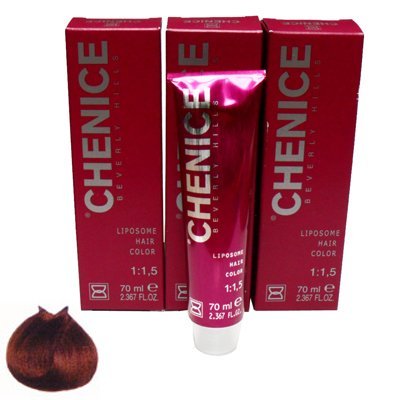 Chenice 6RM Light Copper Brown Hair Color (3 pieces)