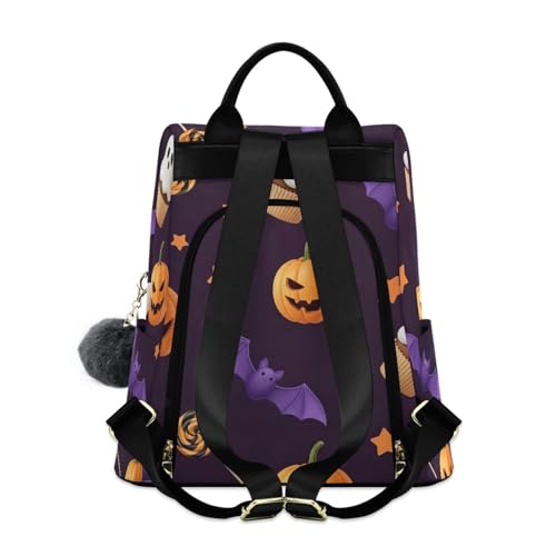 Mochila de Halloween para mujer evita robos en viajes y camping 2