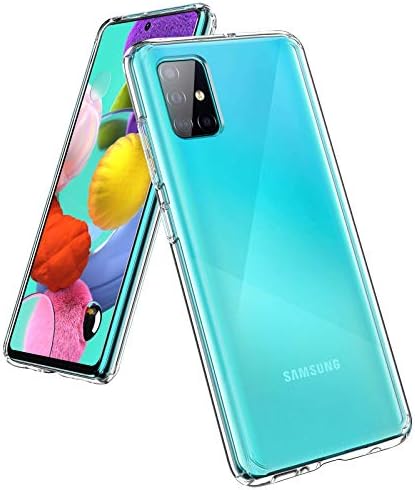 UNBREAKcable Case for Samsung Galaxy A51- Ultra Clear Samsung A51 Case 6.5 Inches Hard PC Back & Soft Silicon Bumper Protective Phone Case for Samsung Galaxy A51 - Transparent