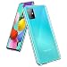 Produktbild UNBREAKcable Hybrid Kompatibel mit Samsung Galaxy A51 Hülle - Crystal Clear [Anti-Gelb & Kratzfest] Handyhülle Samsung A51, Hybrid Hartplastik Rückseite & Weich Silikon Bumper Schutzhülle