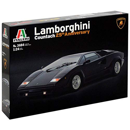 Lamborghini Countach Italeri 3684 modèle avec moteur détaillé 1/24