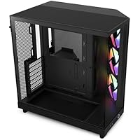 NZXT H6 Flow RGB Caja PC Gaming ATX | Mid-Tower de Cámara Dual