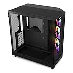 NZXT – NZXT H6 Flow RGB - Kompaktes Dual-Kammer ATX PC-Gehäuse - Sc