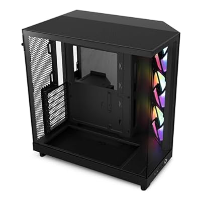 NZXT H6 Flow RGB Caja PC Gaming ATX | Mid-Tower de Cámara Dual Compacta| | Incluye 3 Ventiladores de 120 mm RGB | Paneles de Cristal Panorámicos | Color Negro | CC-H61FB-R1 | Ya disponible en tu tienda friki favorita! En mundofriki.es! NZXT H6 Flow RGB Caja PC Gaming ATX | Mid-Tower de Cámara Dual Compacta| | Incluye 3 Ventiladores de 120 mm RGB | Paneles de Cristal Panorámicos | Color Negro | CC-H61FB-R1 | Ya disponible en tu tienda friki favorita! En mundofriki.es!