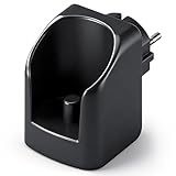 Elektrische Zahnbürste Ladestation für EU-Steckdose für Oral-B/Braun Modellen (außer IO-reihn und Pulsonic-Serie), IP67 Wasserdicht Ladestation Steckdosenadapter für Oral B iO Zahnbürste，Schwarz