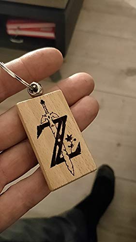 Portachiavi in noce da 5 pezzi Portachiavi in legno vuoto con cinturino in pelle Portachiavi in legno non fino per incisione laser  36
