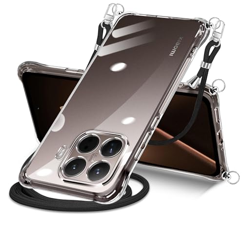 NISIILNG Xiaomi 15T Pro �P�[�X �N���A �V�����_�[ xiaomi15tpro �X�}�z�P�[�X �V���I�~ 15t pro �J�o�[ ���|�� �΂߂��� ��|���P�[�X ���� TPU �ϏՌ� ���^ �y�� �R�t�� �΂߂��� �D��X�g���b�v�t�� �l