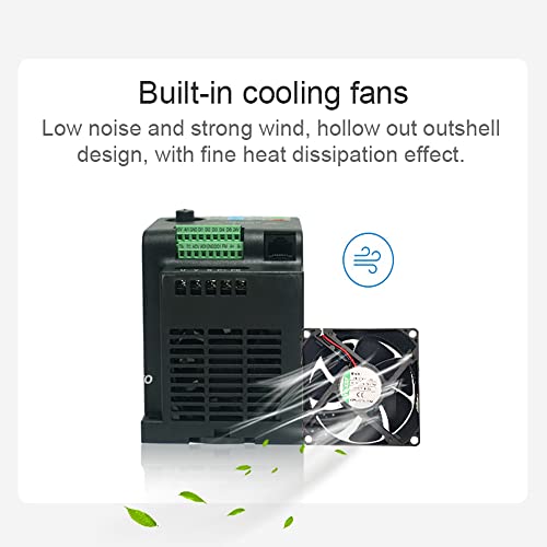 Onduleur vectoriel 3 phases 380V convertisseur de fréquence variable robuste - 5