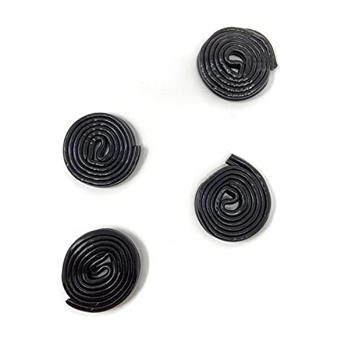 Vintage Candy Vending Broadway Black Licorice Wheels, Bulk Gift Bag (One Pound) #TOP1