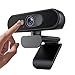 Aurolumiz 1080P FHD Webcam mit Dualem Privacy-Schutz (Stummschaltung & Abdeckung), Kristallklarem Mikrofon, Natürlicher Bildqualität, Ausziehbarem Stativ, für PC, Laptop, Zoom, Teams, Windows, macOS