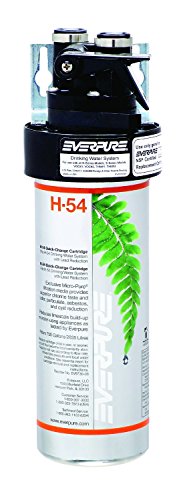 Everpure H-54 Drinking Water Filter System (EV9252-67). Quick Change Cartridge System. Commercial Grade Water Filtration and Lead Reduction