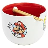Stor CUENCO RAMEN CON PALILLOS EN CAJA REGALO SUPER MARIO PROTAGONISTS