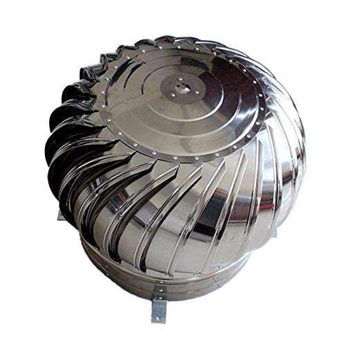 Bouchon de cheminée inox 304 rotatif extracteur d'air de toit