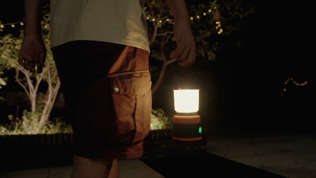 2400mAh LED Camping Lantern - Waterproof Portable Light With 3 Modes For Emergency & Outdoor