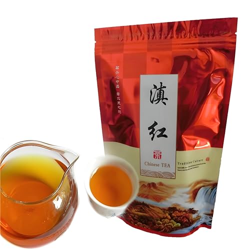 250g De Té Negro Dianhong Clásico 58 Sabor Verde Intenso Tea Dian Hong Famoso Negro Yunnan Te Negro De Hojas Sueltas Fritas a Mano De China Tea Maduro