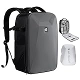 K&F CONCEPT Kamerarucksack Fotorucksack mit Hartschale Kameratasche mit...