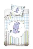 Carbotex Pequeño Hipopótamo - Baby Ropa de Cama para Niño