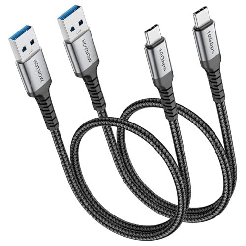 HOTNOW USB A to USB C 3.0 Cable, 36 inch/3FT (2pack) 10Gbps High Speed Data Transfer, 3A Fast Charging Android Auto USB C Cable, Compatible with Galaxy S25 S24 S23 Note 20, iPhone 15 16 17