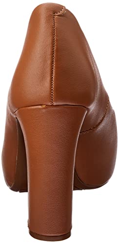 Scarpin Beira Rio Salto Grosso Feminino, Camel, 36