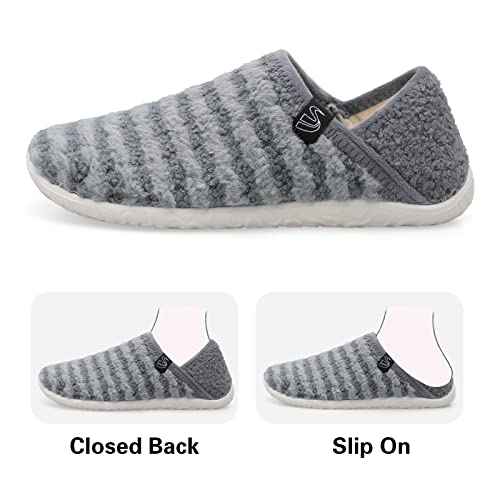 Image of Spesoul Fuzzy House Slippers for Women Men Indoor Closed Back Lightweight Cozy Faux Furry Lining Barefoot House Shoes Slipper Socks for Bedroom Home Office Yoga Outdoor Walking Shoes