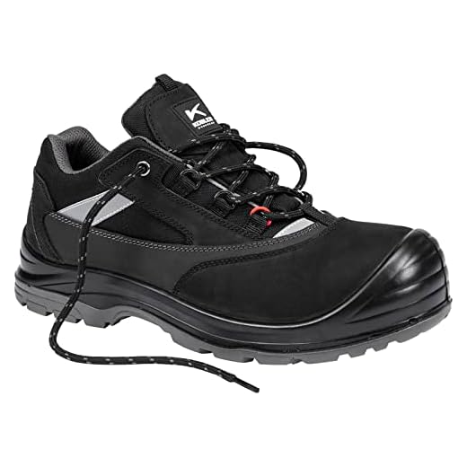 KÜBLER Workwear Unisex's Kübler Pulse Halbschuhe Eco S3 Industrial Shoe, Black, 7 UK