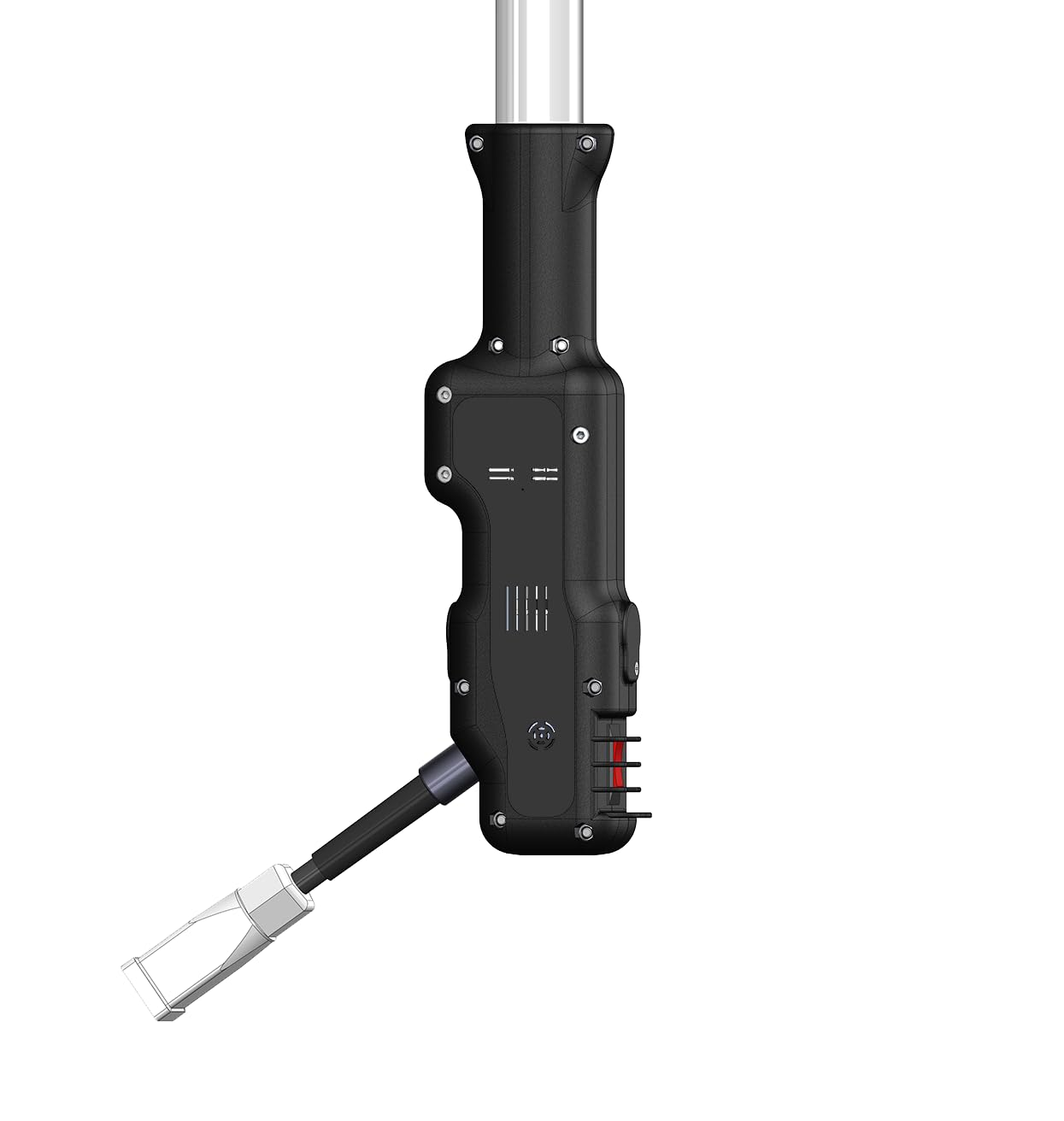Crisalide® - Minelli OlivGreen 500 Plus - Vareador recogedor de aceitunas a batería con barra telescópica de 2,2/3,1 metros, color gris