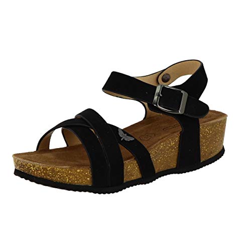 LES P'TITES BOMBES Marlene, Sandale à Talon Femme, Noir, 41 EU