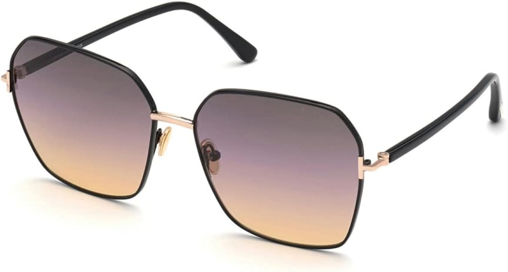 Amazon.com: Tom Ford CLAUDIA-02 FT 0839 Black/Grey Shaded 62/16