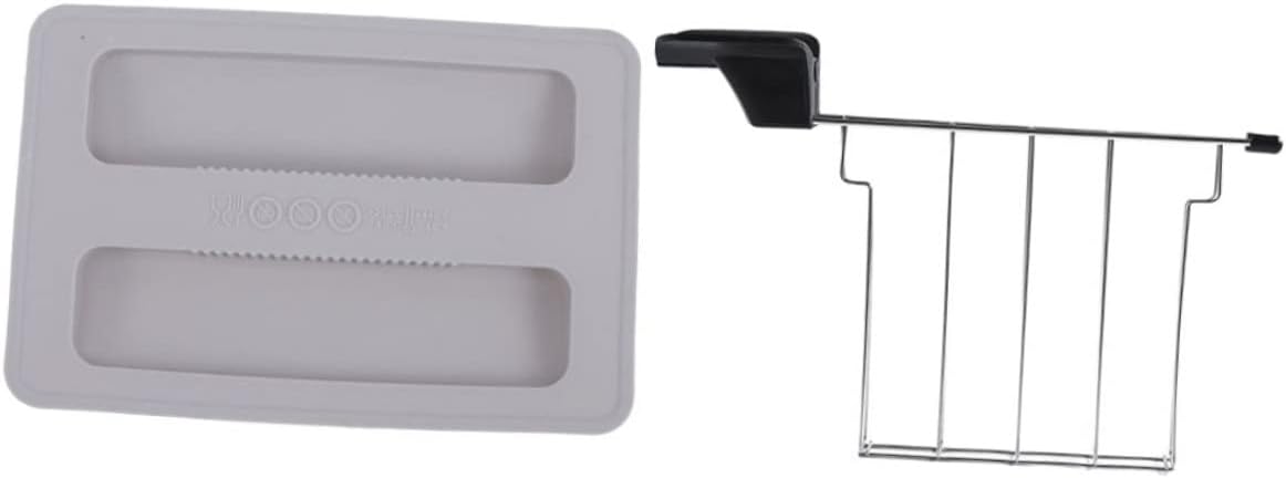 Kichvoe 1set Toaster Cover Kitchen Protector for Bread Maker Dust Cover Bread Slice Holder Compatible Toast Machines Simple Design for Safe Use