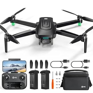 Holy Stone HS175G GPS Drone With 4K EIS Camera For Adults, 249g Foldable RC Quadcopter With Auto Return, Follow Me, 60 Mins Flight Time, Battery Fast Charge, Headless Mode, Upgraded HS175D
