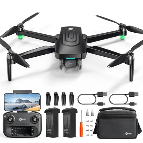 Holy Stone HS175G GPS Drone With 4K EIS Camera For Adults, 249g Foldable RC Quadcopter With Auto Return, Follow Me, 60 Mins Flight Time, Battery Fast Charge, Headless Mode, Upgraded HS175D