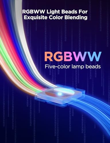 Govee RGBIC LED Strip Light 2 Pro with Matter, 5m WiFi LED Strip Lights for Bedroom Party, TV and Gaming - Image 4