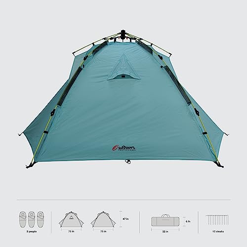 Carpa Pop Up para Camping 2-4 Personas Impermeable miniatura 4