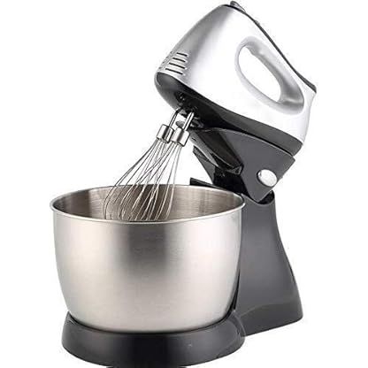 SOAR Küchenmaschine Rührgerät Elektrische Lebensmittel Mixer mit Schüsseln 6-Gang-Handmixer mit Turbo Essen…