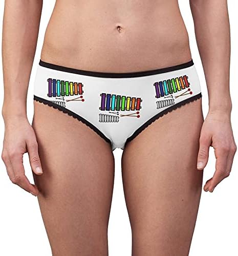 Xylophone Panties, Xylophone Underwear, Briefs, Cotton Briefs, Funny Underwear, Panties For Women