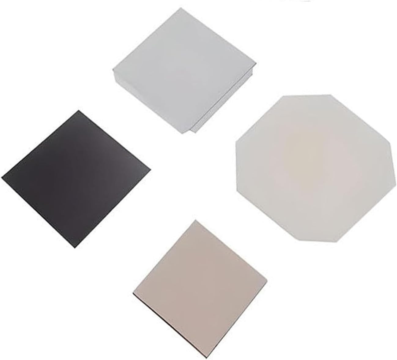 Square Fridge Magnet Maker Supplies - 1000 Sets (2x2 inch & 2.5x2.5 inch) with Transparent Film, Metal Shell, Magnet & Cardboard for DIY Crafts, Custom Gifts, and Home Decor