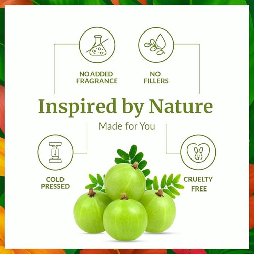Image of SVA Organic Amla Carrier Oil, Huge Bottle, Large Size, 16 Fl Oz (473 ml) | Amla Oil for Hair Care, Scalp Care, Scalp Massage, Hair Oiling, Face Care, Skin Care, Body Massage & DIY Beauty Blends