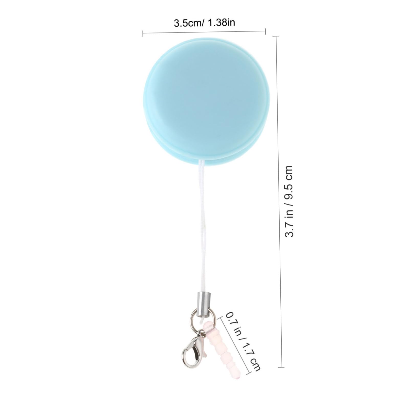 Limpiador de Pantalla Macarons para Teléfonos Inteligentes con 4 Unidades, Material Silicona y PP, Quita Huellas y Manchas, con Cordón y Hebilla para Uso Portátil
