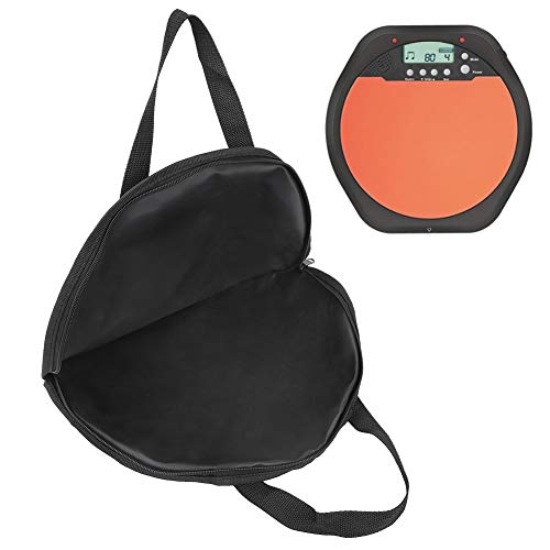 Dumb Drum Bolsa de treino preta de tecido Oxford, portátil, 30 cm, portátil e conveniente