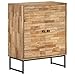 vidaXL Buffet Bois de Teck Recyclé Armoire Commode Meuble de Rangement Bahut