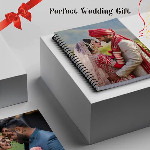 Image of Notebook Diary with Your Photo (Customized) - A5 Multicolour Notebook for Wedding, Birthday, Family Memories, Anniversary, ideal Gift for all occasion and ceremony