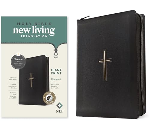 NLT Compact Giant Print Zipper Bible