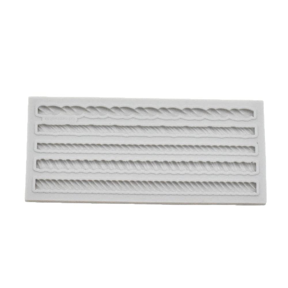 Small Pearl Silicone Fondant Mold Braided Rope Cake Edge Decoration Tool DIY Chocolate Kitchenware Baking Tools