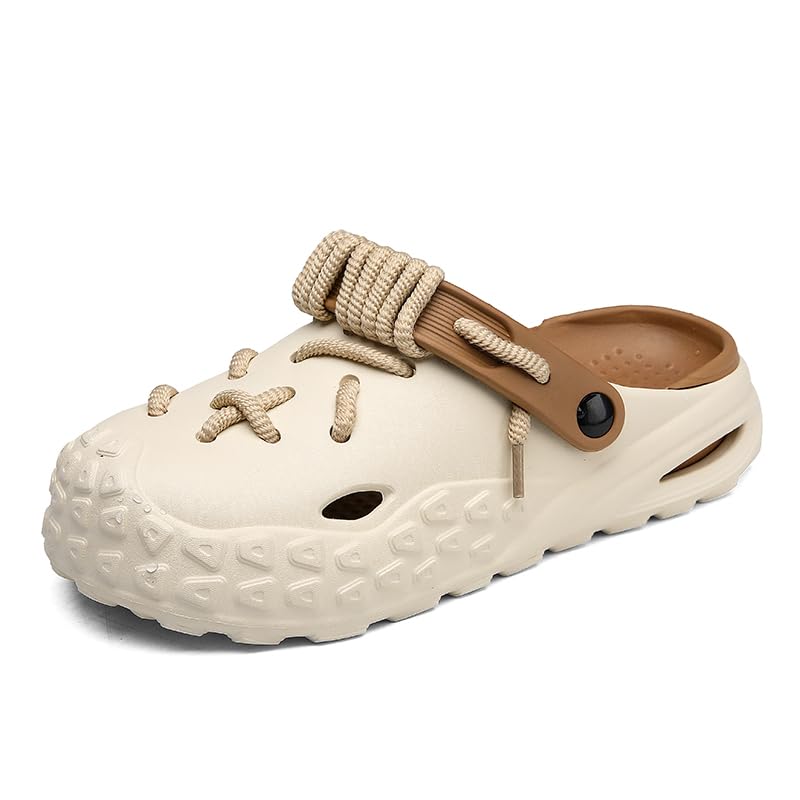 Unisex-Adult Bayaband Clogs, Lime Khaki/Navy