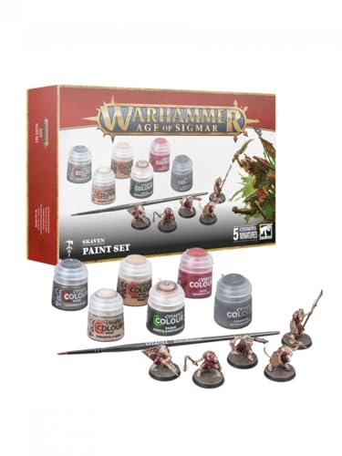 Skaven Paint Set Citadel gamme v4 aux pigments denses pour modélisme Warhammer AoS