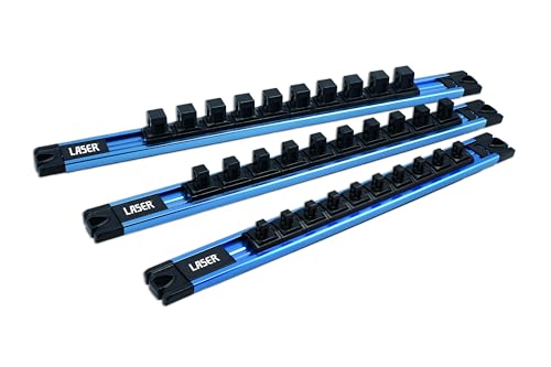 Laser 9238 LocSoc Rails magnétiques pour douilles lot de 3 pièces