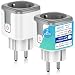 Produktbild SURFOU Zigbee Steckdose, Smart Home Plug mit Stromverbrauch, Wlan Alexa Steckdose, Smarte Steckdose Kompatibel mit Philips Hue, Amazon Alexa, Google Home, HUE Bridge Erforderlich, 16A, 3680W, 2-Pack