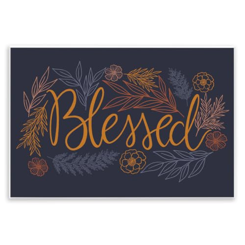 Stupell Industries 'Blessed Botanical Herb Flowers'| Wall Plaque Art