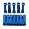 BV1.25 BV2.5 BV5.5 geïsoleerde krimpterminals elektrische draad kabel krimpaansluiting stekkerset assortiment kit terminals (kleur: blauw, pinnen: 50 stuks)