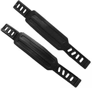 Correas Universales para Pedales de Bicicleta Estática, 1 Par, Longitud Ajustable, Resistente